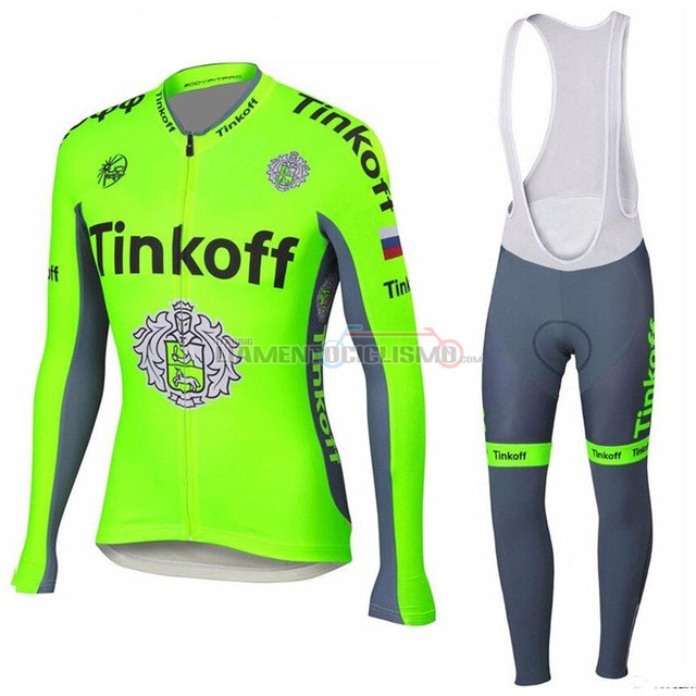 Abbigliamento Ciclismo Tinkoff ML 2018 Verde